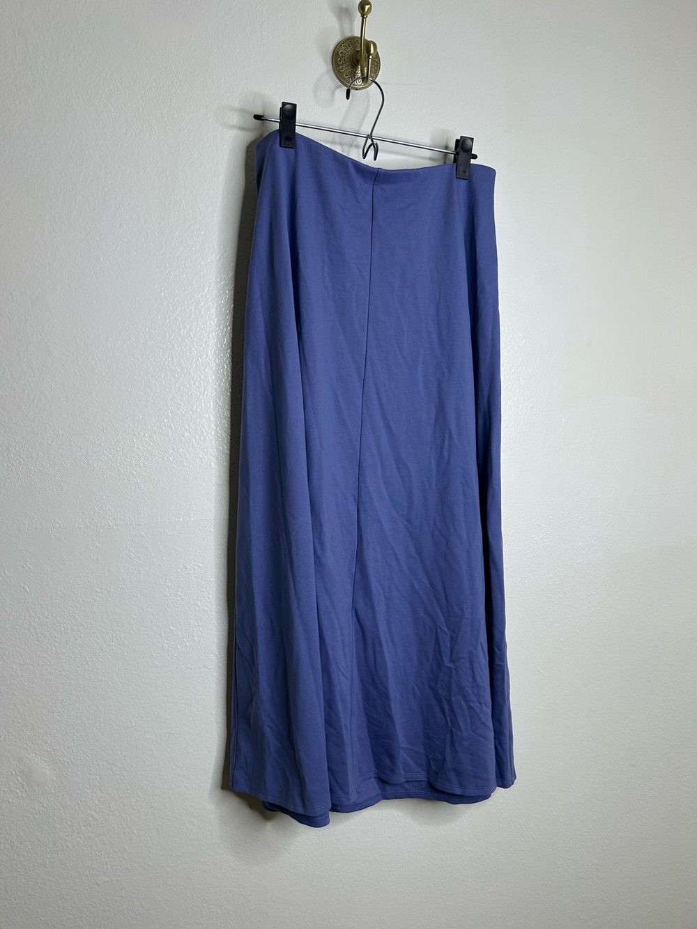 NWT Eileen Fisher Tencel Lyocell Soft Lightweight Periwinkle Blue Midi Skirt S